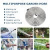 Stainless Steel Garden Hose 25 FT Ultra Durable Metal Hose for Garden, Window, Car and Pet(Silver) - 4 of 4