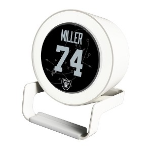 NFL Las Vegas Raiders Players Game Tactic Night Light Charger and Bluetooth Speaker - 1 of 3