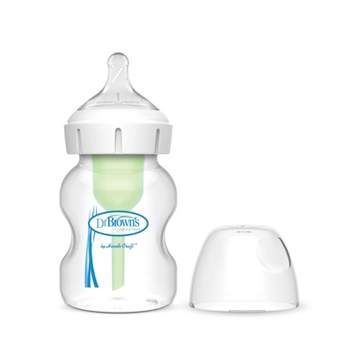 Dr. Brown's Natural Flow Anti-Colic Options+ Wide-Neck Baby Bottle 0m+ - 5oz