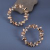 SOHI Women's Crystal Hoop Earrings - 2 of 4