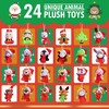 Mini Stuffed Animals Christmas Advent Calendar 2025 for Kids, Christmas Countdown Calendar with Assorted Mini Animal Plush Toy Set for Kids - 3 of 4