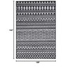 TROPOW Washable Area Rugs, Vintage Oriental Rug, Low Pile Stain Resistant Carpet with Non-Slip Backing, Stain Resistance Rug for Bedroom Dining Room - 3 of 4