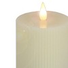 11" HGTV LED Real Motion Flameless Ivory Candle Warm White Lights - National Tree Company - 3 of 4