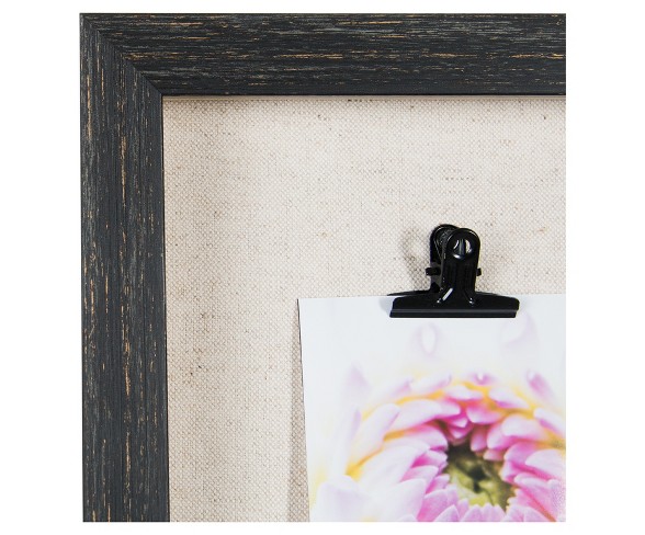 11"X14" 2 - Clip Flat Distressed Black Collage - Gallery Solutions