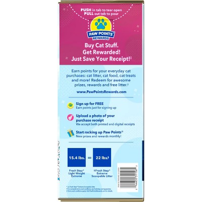 Fresh Step Lightweight Extreme Scented Litter with the Power of Febreze Clumping Cat Litter- 15.4lb_1