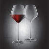 Final Touch Burgundy Crystal Wine Glasses, Set of 2 - 23.6 oz, Titanium Reinforced, Scratch & Chip Resistant, Lead-Free - Dishwasher Safe - 2 of 4