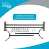 BIRDROCK HOME 8 Hook Deluxe Christmas Stocking Holder Stand - Heavy Duty Freestanding Rack with Removable Stocking Hooks - Black (Black) - 4 of 4