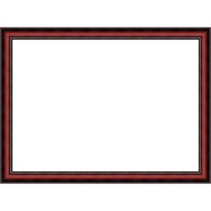 Amanti Art Rubino Cherry Scoop Framed Dry Erase Magnetic Board - 1 of 4