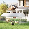 PawHut Outdoor Dog Kennel, Heavy Duty Dog Run with Adjustable & Rotatable Bowl Rack, Waterproof UV-Resistant Cover, Secure Lock - 2 of 4