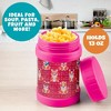 Bentology Stainless Steel Insulated Lunch 13 oz Jar - Leak-Proof Storage Container for Hot & Cold Food - BPA Free - Fits Most Lunch Bags - Corgi - 4 of 4