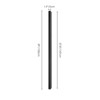 Rennnsan Lunith 39"-59" H Hardwired Liner Stainless Metal Industrial LED Dimmable Wall Sconce in Black - 3 of 4