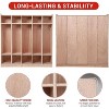 Acekool 5-Section Classroom Coat Locker with 10 Cubbies, 5 Hooks, 2 Storage Boxes & 4 Casters – Organizer for Home, School & Daycare - 4 of 4