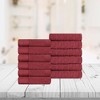 Premium Cotton Herringbone Medium Weight Bathroom Towel Set by Blue Nile Mills - 2 of 4
