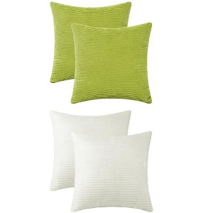 REGALWOVEN 4 Pcs Modern Sofa Home Decorative Throw Pillow Covers 18" x 18" - 1 of 4