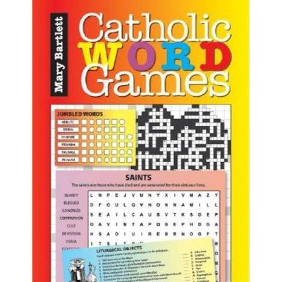 Catholic Word Games - by  Mary Bartlett (Paperback)