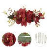 Unique Bargains Women's Lightweight Simulated Flowers Hair Clip Comb 1 Pc - 3 of 4
