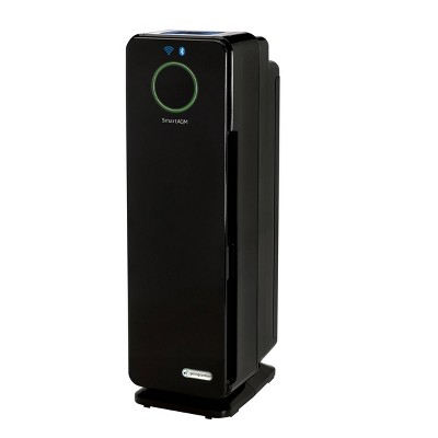 GermGuardian 22" CDAP4500BCA Smart Elite 4 in 1 True HEPA Air Purifier with UV Sanitizer Odor Reduction and WiFi Tower Black