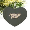Portland Secondary Logo Heart Love Wood Christmas Tree Holiday Ornament - 2 of 3