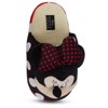 Disney Ladies Minnie Mouse Plush Slippers - Ladies Classic Minnie Mouse 3D Plush Slippers Plush House Slippers - 4 of 4