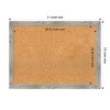 Amanti Art Dove Greywash Square Framed Corkboard, Natural Cork - 4 of 4