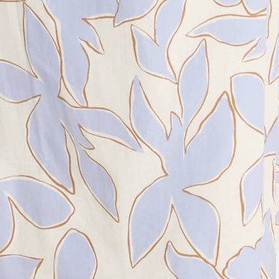 Blue/Cream Floral
