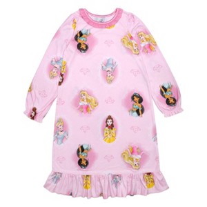 Girls' Disney Princess Knit NightGown - Pink - 1 of 2