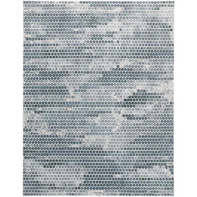 Atwell Transitional Abstract Blue/Gray Area Rug