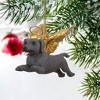 Design Toscano Honor the Pooch: Weimaraner Holiday Dog Angel Ornament - 2 of 4