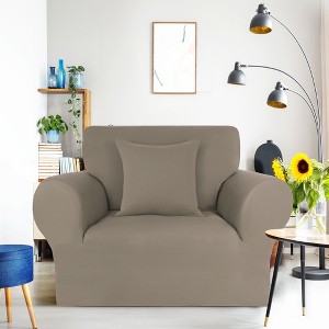 PiccoCasa Armchair Cover Stretch Sofa Couch Slipcover 1 Pc - 1 of 4