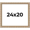 PosterPalooza | 24x20 Modern Bamboo Picture Frame, UV Acrylic, 5 Finishes - 2 of 4