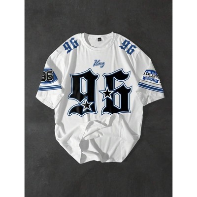 TIME HOLLOW Round Neck Short Sleeve T-Shirt - Perfect For Summer