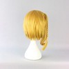 Unique Bargains Women's Wigs 16" Yellow with Wig Cap - 4 of 4