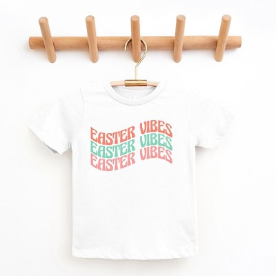The Juniper Shop Easter Vibes Wavy Stacked Youth Short Sleeve Tee