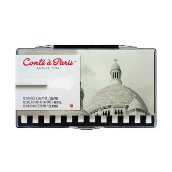 Conte Pastel Crayons White HB