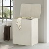 WOWLIVE 154L Laundry Hamper with Lid and 2 Removable Bags, Tall Collapsible Basket - 2 of 4