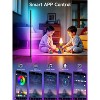 ATTOP RGB LED Corner Floor Lamp - Music Sync, Smart App & Remote Control, 16 Million Colors for Bedroom, Living Room & Gaming Room - 3 of 4