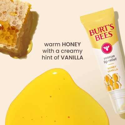Burt's Bees Rescue Relief Lip Balms Honey Vanilla - 0.35oz/2pk