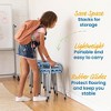 ECR4Kids Daisy Stackable Stool Set, 8-Piece - 3 of 4