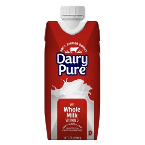 DairyPure Whole Vitamin D Milk - 11 fl oz - 1 of 4