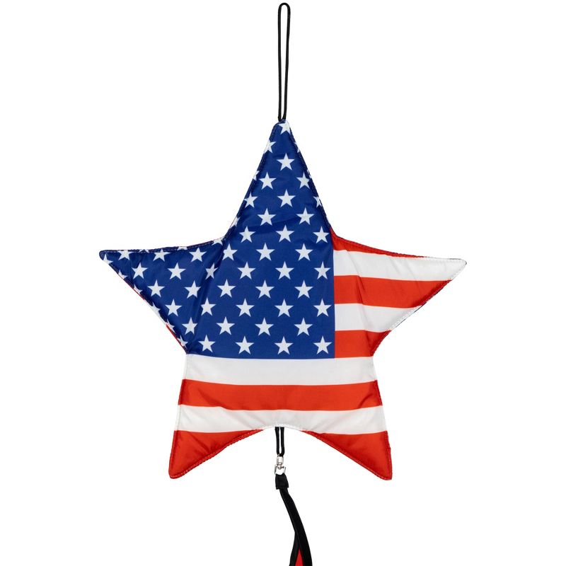Northlight 51" Americana Stars and Stripes Outdoor Wind Spinner, 4 of 6