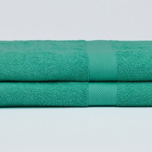 Lintex Linens Deluxe 2-Piece Cotton Bath Sheet Set – Ultra-Soft, Highly Absorbent 34" x 68" Spa-Size Towels in 15 Vibrant Colors - 1 of 3