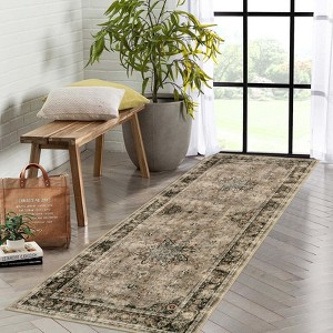 Living Room Rug, Vintage Rugs, Living Room Rug, Bedroom Rug, Washable Rug, Non-Slip Rug for Kitchen, Hallway, Dining Room - 1 of 4