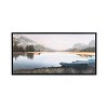 Olivia & May 24"x48" Canvas Landscape Lake Sunset: Modern Style, Black Frame, Wall Decor - 2 of 4