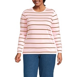 Lands' End Women's Relaxed Supima Cotton T-Shirt - 1 of 4