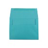 JAM Paper A7 Colored Invitation Envelopes 5.25 x 7.25 Sea Blue Recycled 27785 - 2 of 2