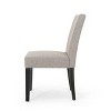 GDFStudio Pocatello Contemporary Fabric Upholstered Dining Chairs (Set of 2) - 4 of 4