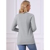 INSPIRE CHIC Women's Crew Neck Long Sleeve Ribbed Knit Casual Sweater Top - 4 of 4