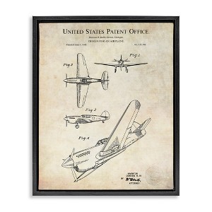 Stupell Industries Vintage Plane Flight Diagram, 25" x 31" - 1 of 4
