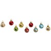 Kurt Adler Petite Treasure Glass Ball Ornament Set, Multicolor, 1" (9-Count) - 2 of 4