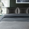 PiccoCasa Luxury Smooth Satin Hidden Zipper Closure Pillowcases 2 Pcs - 2 of 4